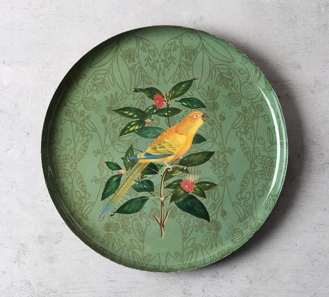 Passerines Delight 10" Wall Deco Plate