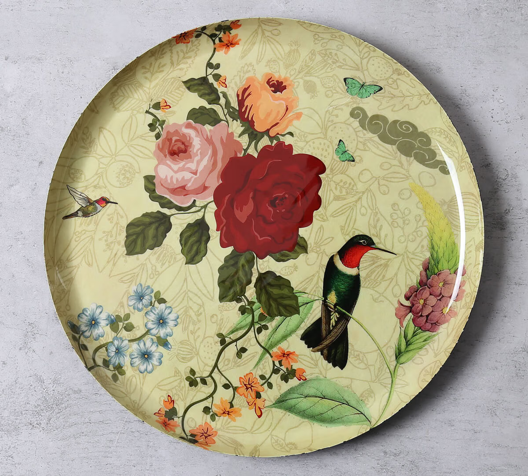 Bird Land 12" Wall Deco Plate