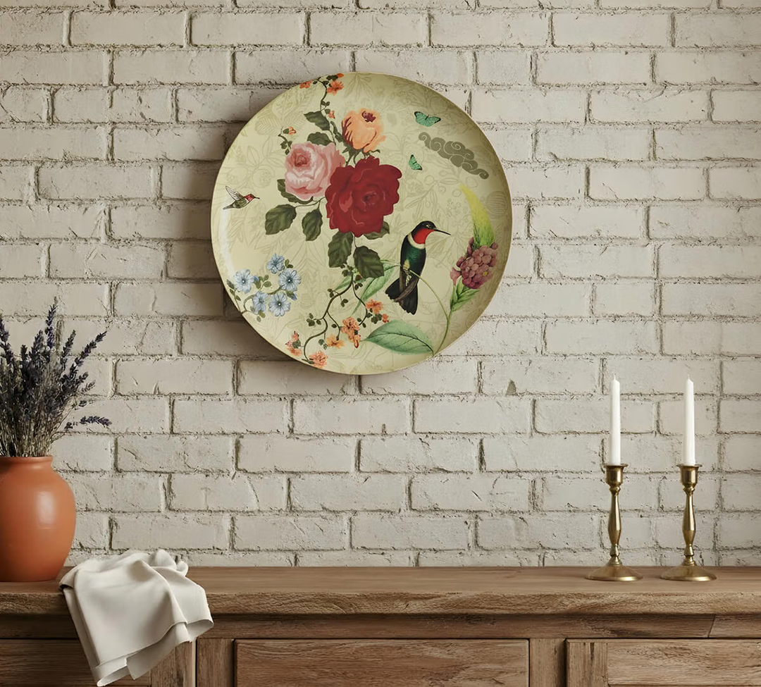 Bird Land 12" Wall Deco Plate
