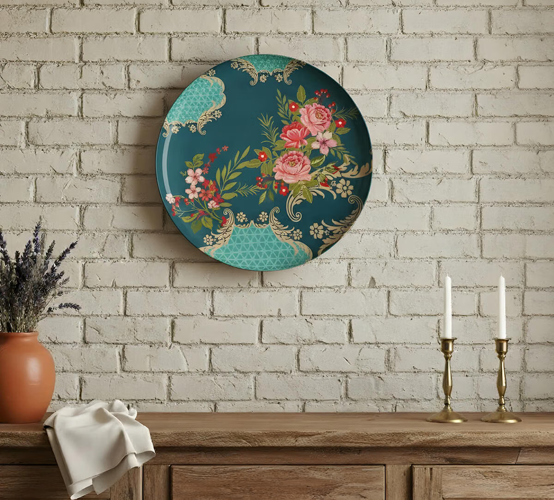 Water Roses 12" Wall Deco Plate