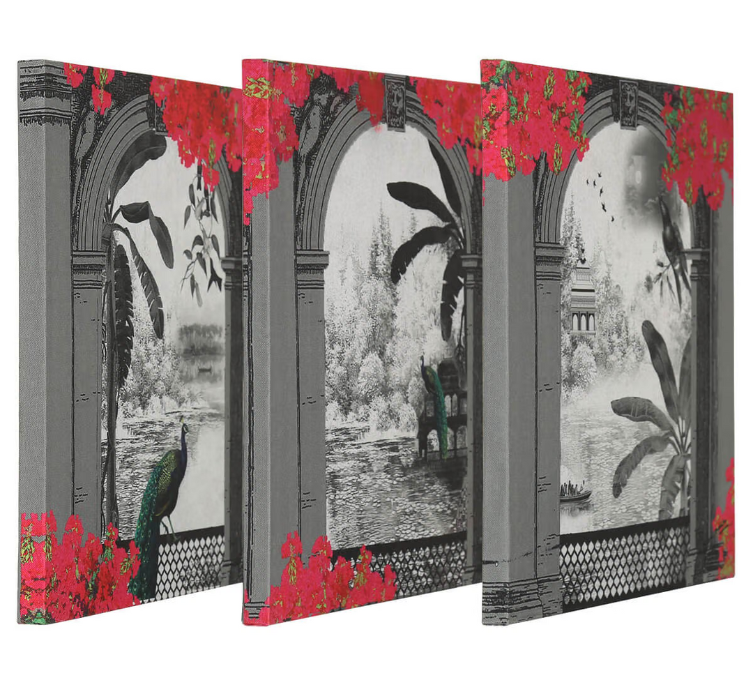 Royal Hues Canvas Wall Art Set of 3