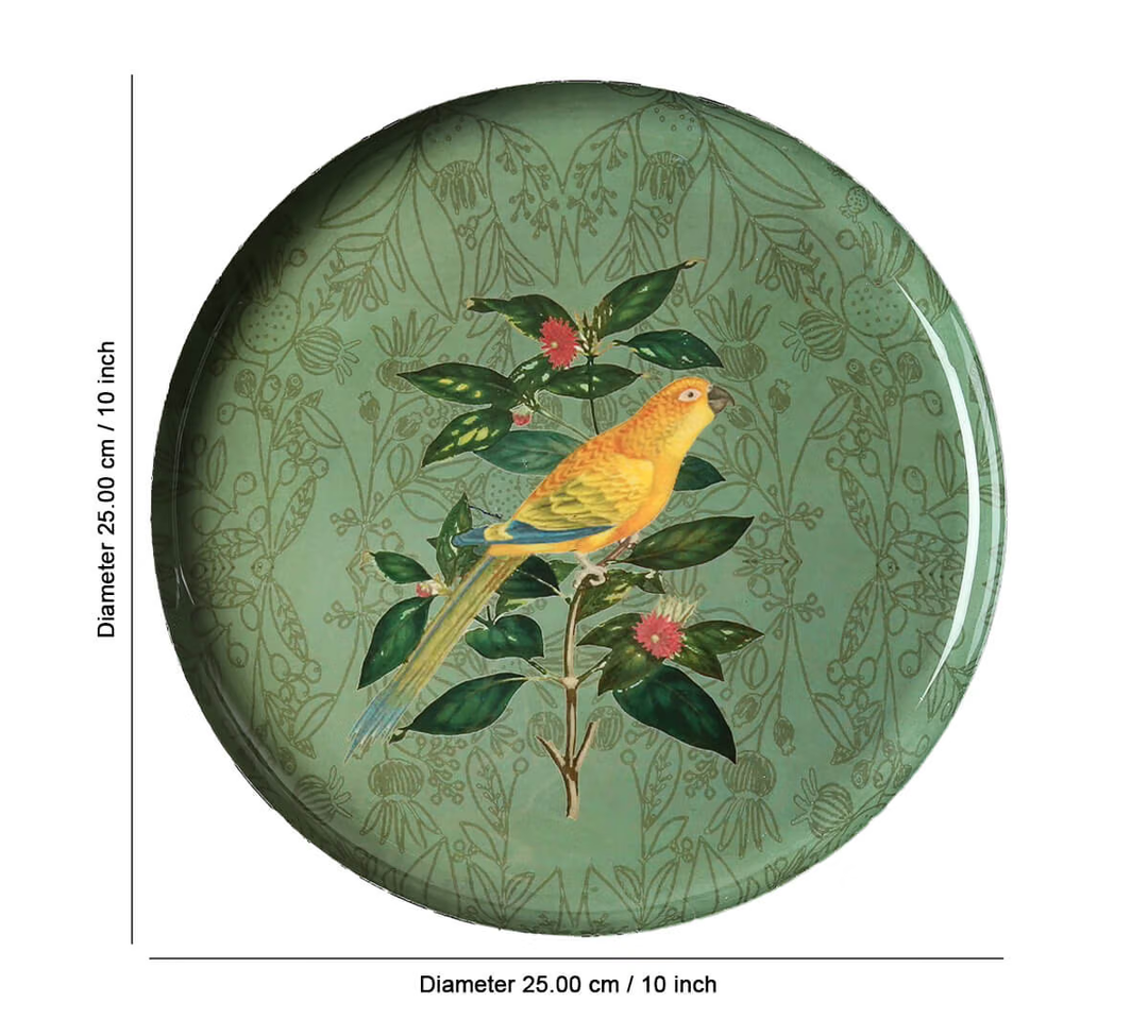 Passerines Delight 10" Wall Deco Plate