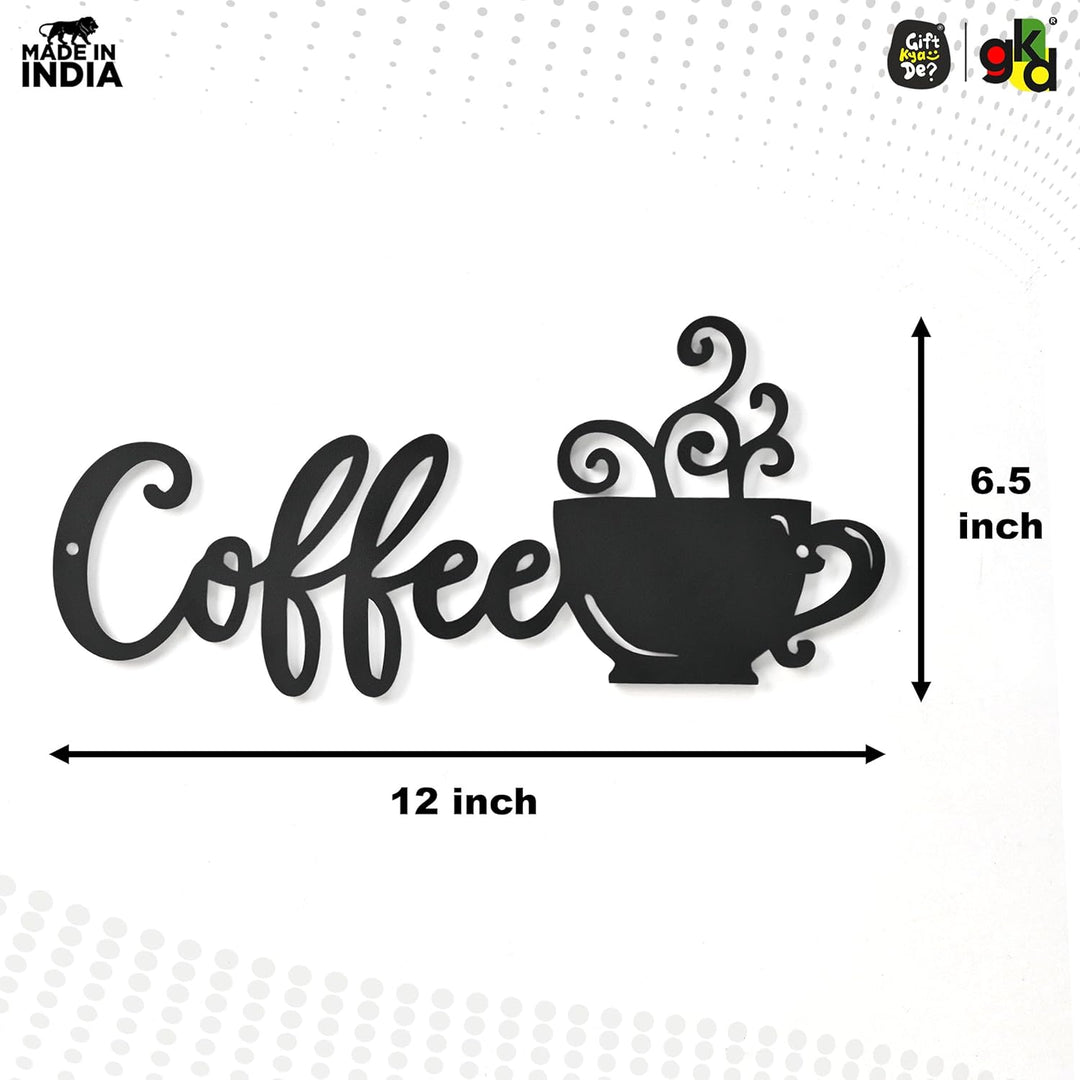 Welcome, Coffee & Kitchen Theme Wall Art | Wood Wall Hanging for Home Décor, Cafe Decor - Suspire
