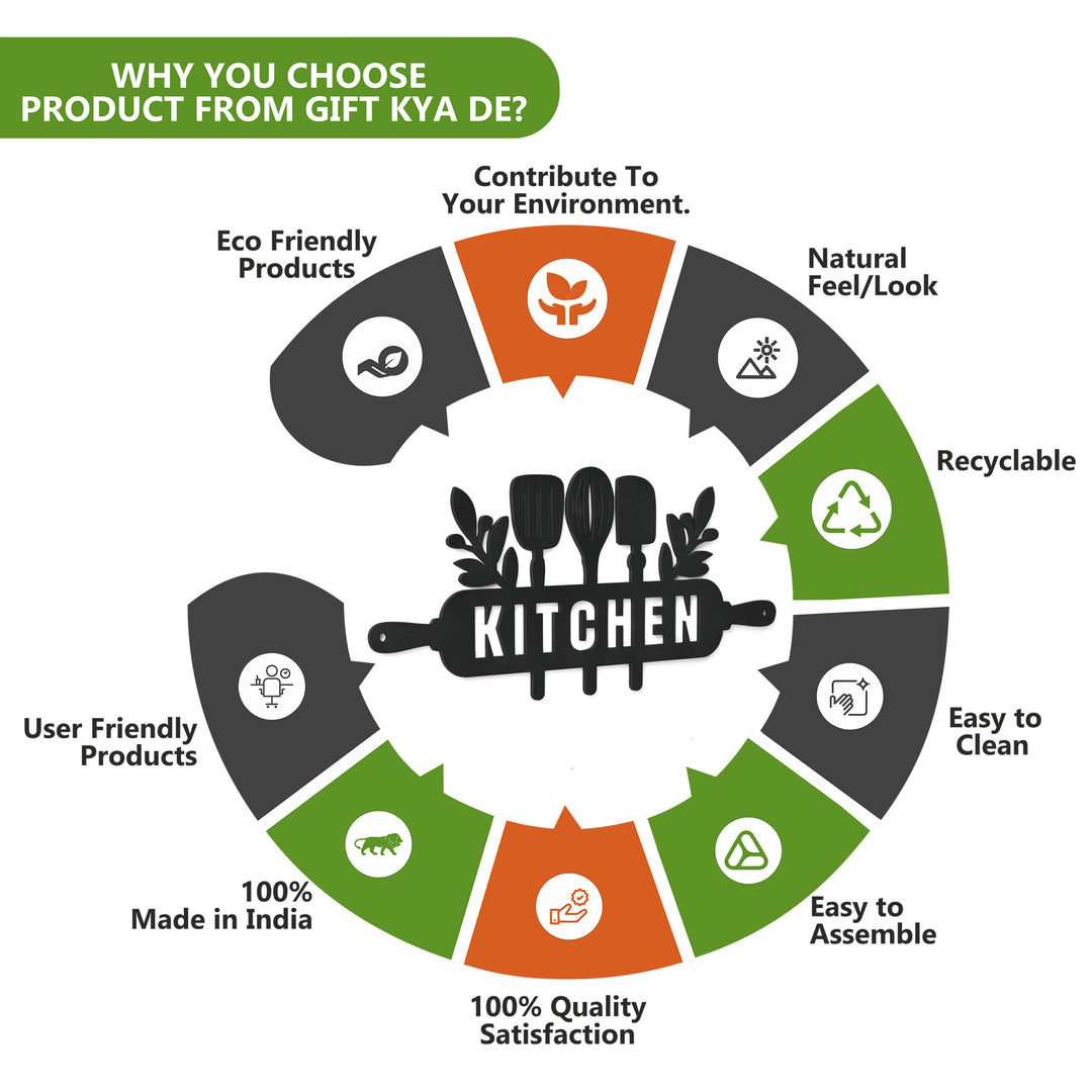 Welcome, Coffee & Kitchen Theme Wall Art | Wood Wall Hanging for Home Décor, Cafe Decor - Suspire