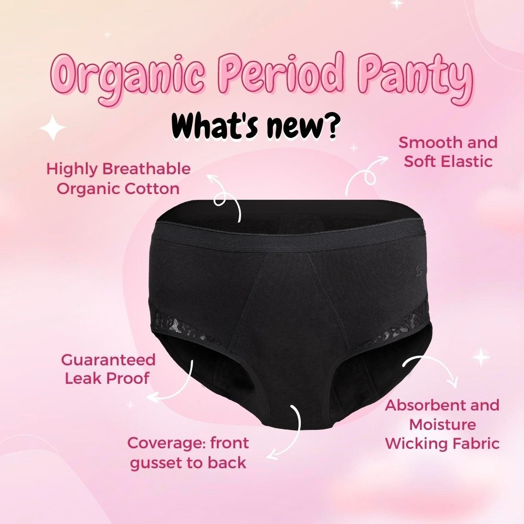 SochGreen Organic period panty (brief) (1pc)