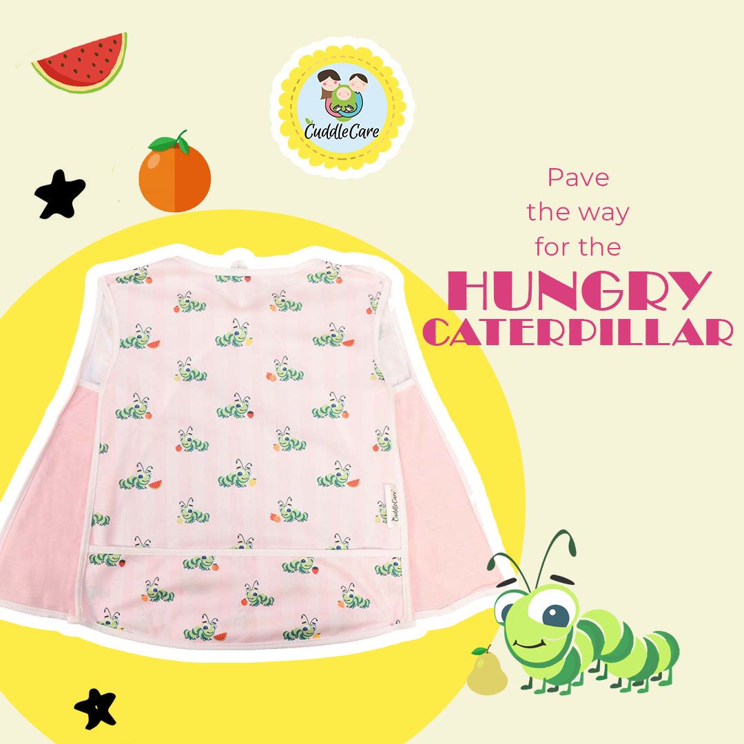 Infant and Toddler Weaning Bib for Babies - Hungry Caterpillar
