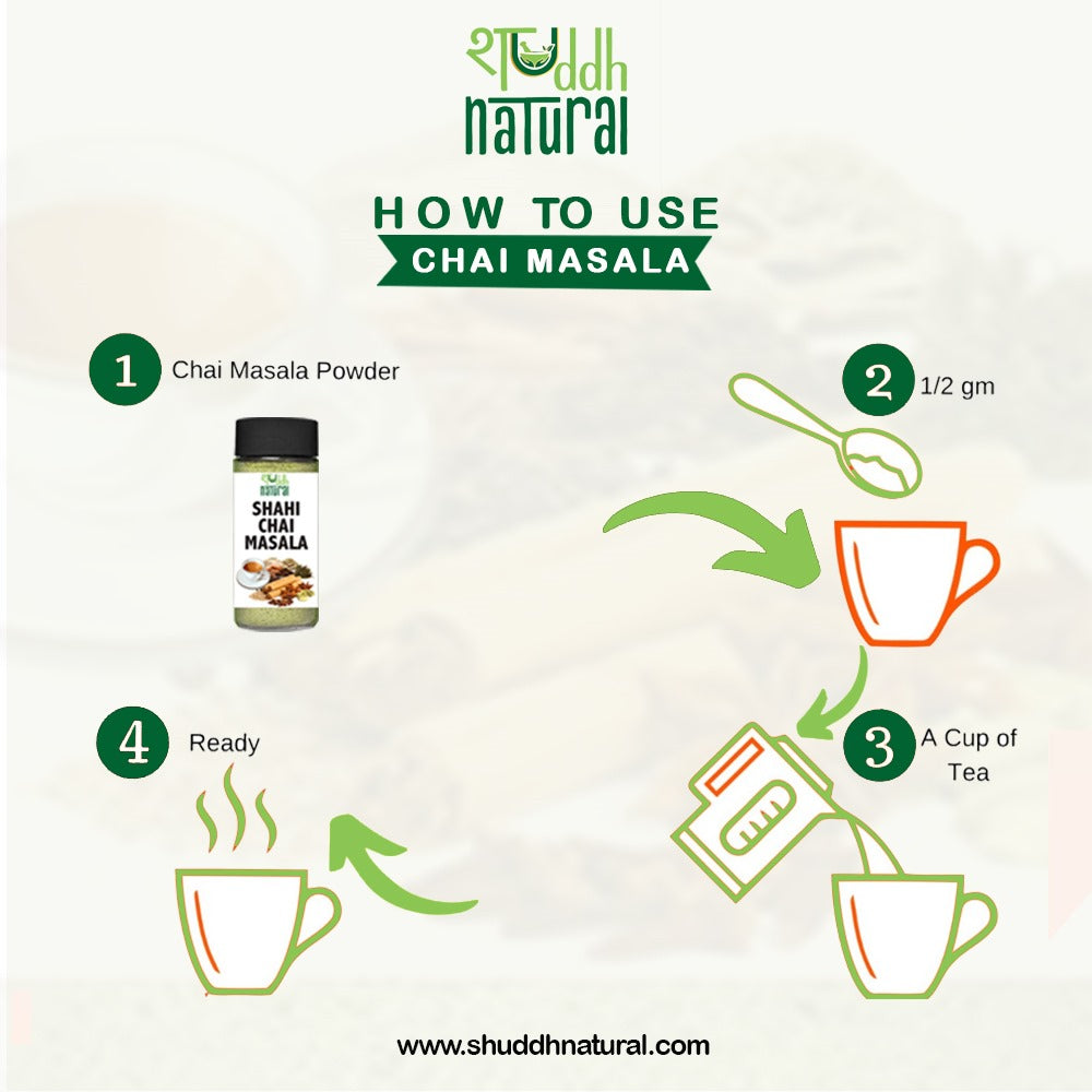 Shahi Chai Masala I Immunity Booster | HeIps in Cold & Cough - 60 Grams