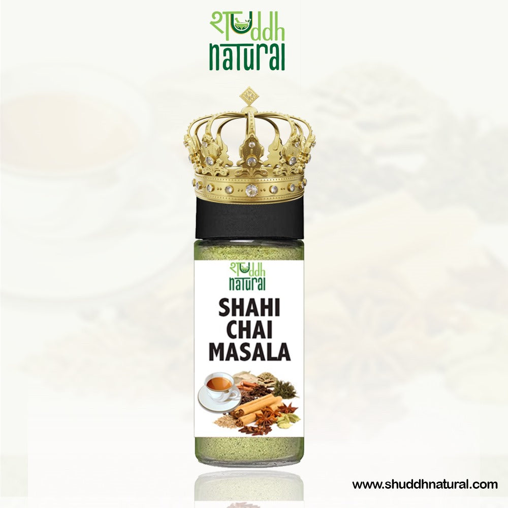 Shuddh Natural Premium Chai Masala I Immunity Booster | HeIps in Cold & Cough - 60 Grams