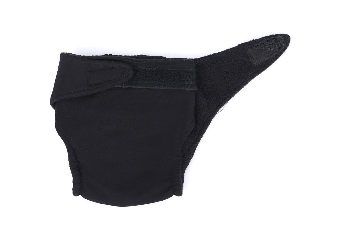 Bamboology Trends Bamboo Fabric Kids Baby Diaper, Eco-Friendly and Soft | Pack of 1 | 1 Free Liner for Extra Comfort | Black