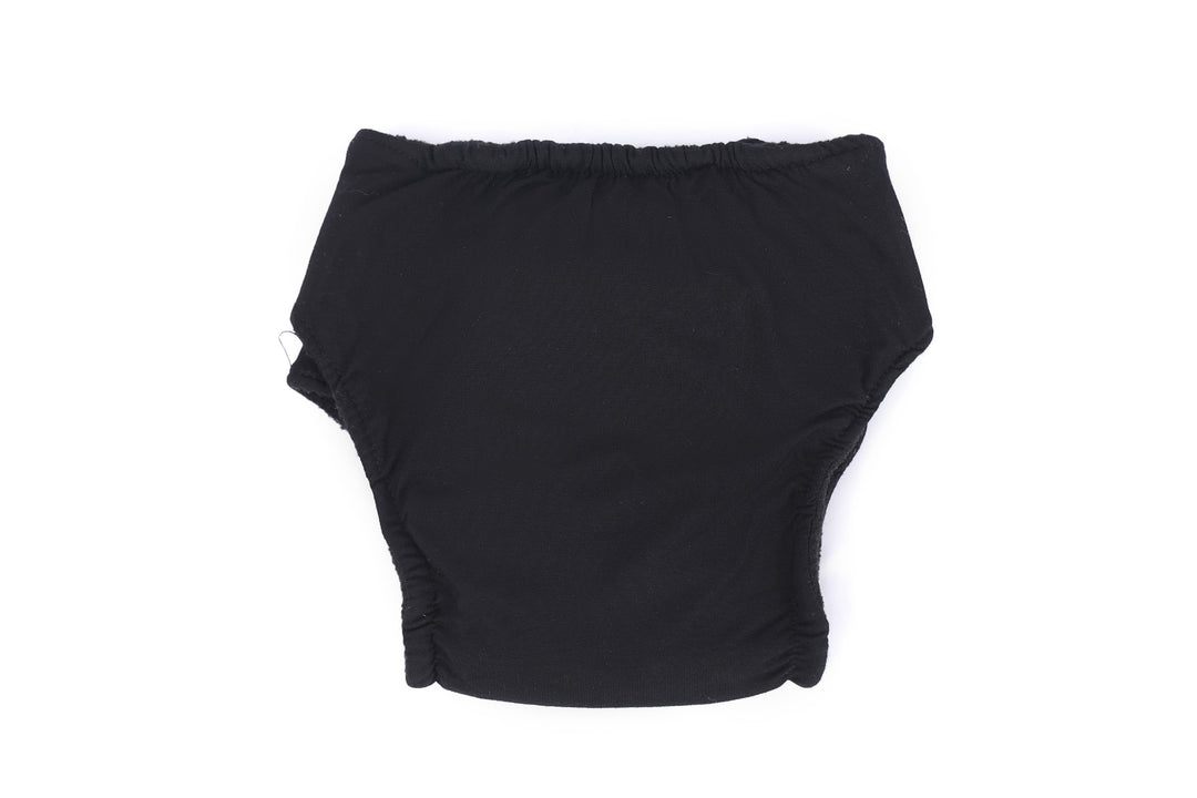 Bamboology Trends Bamboo Fabric Kids Baby Diaper, Eco-Friendly and Soft | Pack of 1 | 1 Free Liner for Extra Comfort | Black