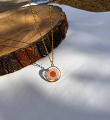 Ishmades Pink aster locket