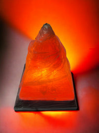 ONEarth Pyramid Himalayan Salt Lamp | Pink Himalayan Salt
