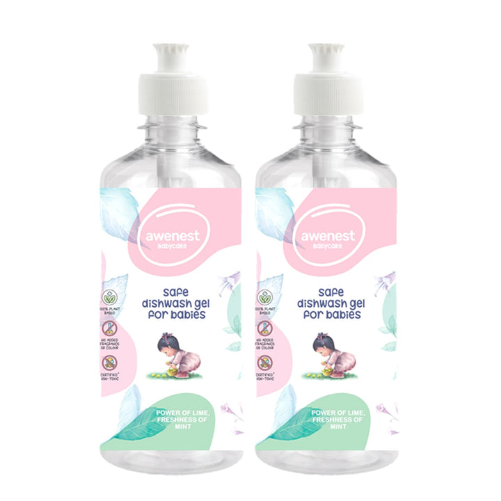 Awenest 100% Plant-based No-Toxin Baby Dishwash pack of 2
