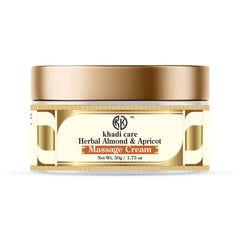 Khadi Care Herbal Almond & Apricot Massage Cream - 50 grams