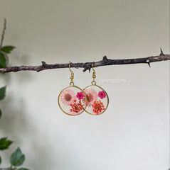 Ishmades Pink Field earrings