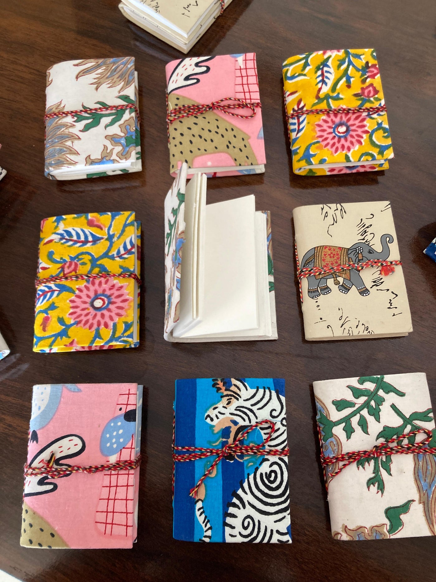 Hand-Block Printed Pocket Diary | Handmade Paper