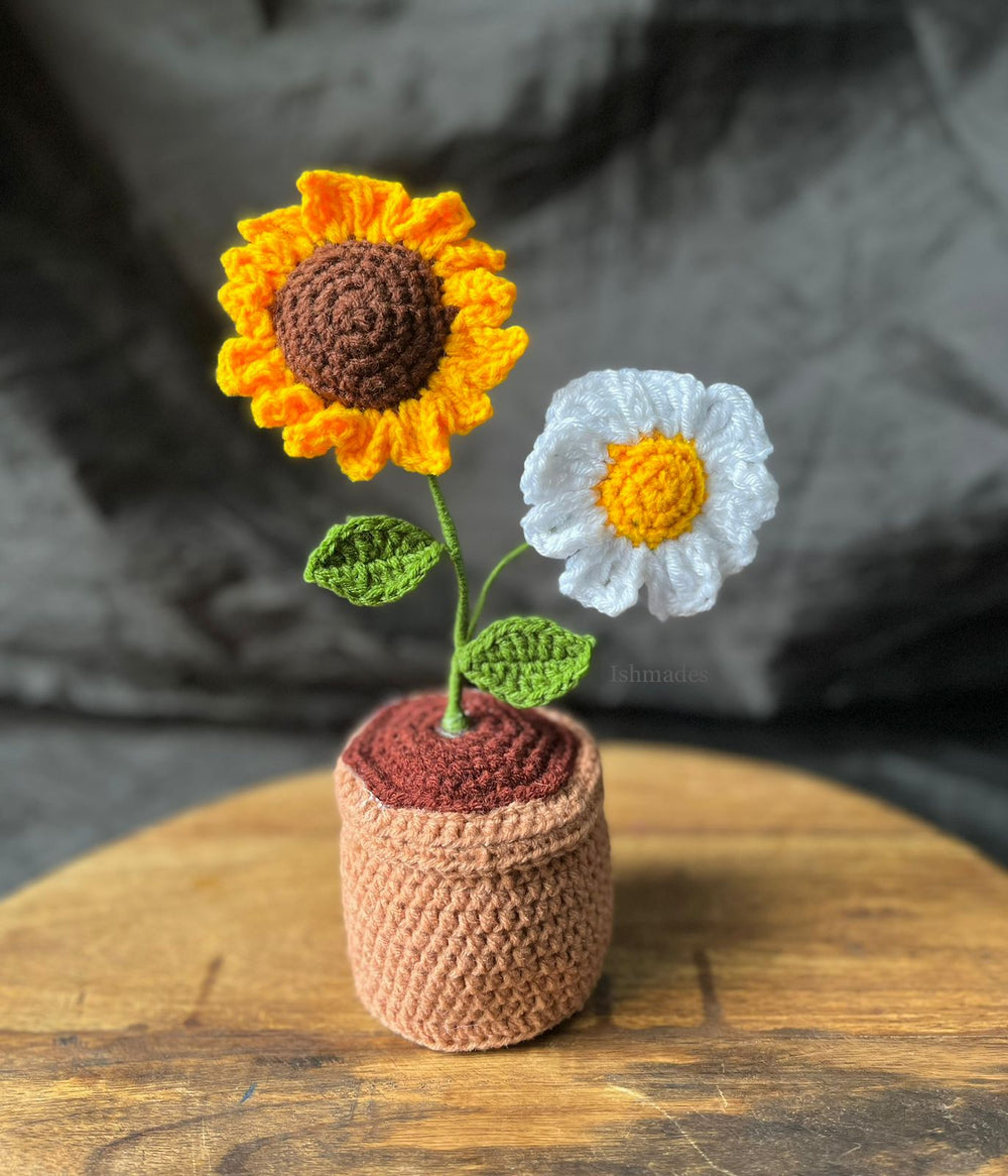 Ishmades Sunshine Crochet Pot