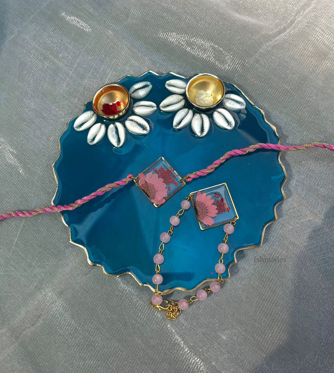 Shell pooja platter