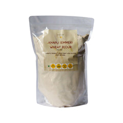 Khapli Wheat Flour | Low Gluten | 2 Kg | Aids in Digestion