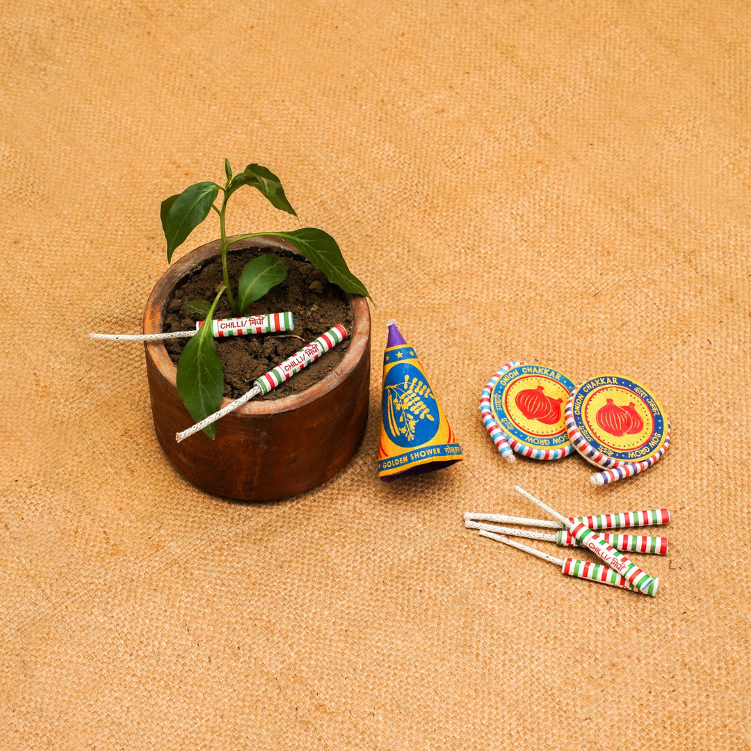 Grow Me Diwali Gift Hamper | Plantable Crackers Pack