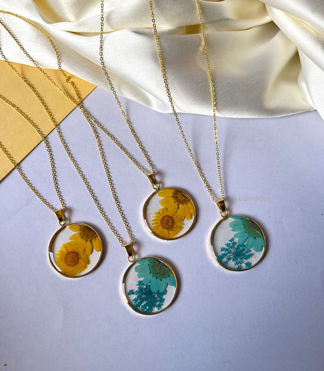 Ishmades Field of sunflowers locket