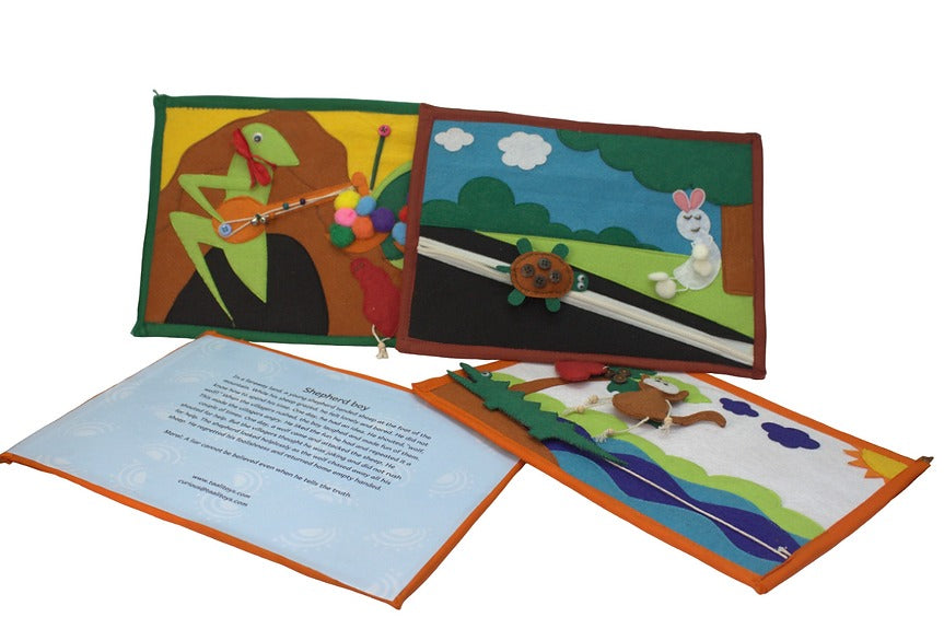Taali Sensory Sheets - Panchatantra Story Sheets - Pack of 4 Sheets