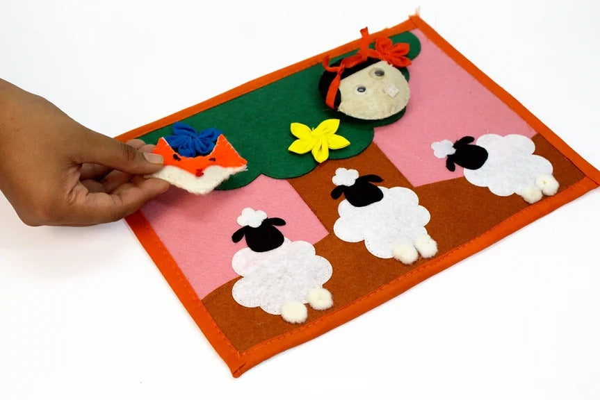 Taali Sensory Sheets - Panchatantra Story Sheets - Pack of 4 Sheets