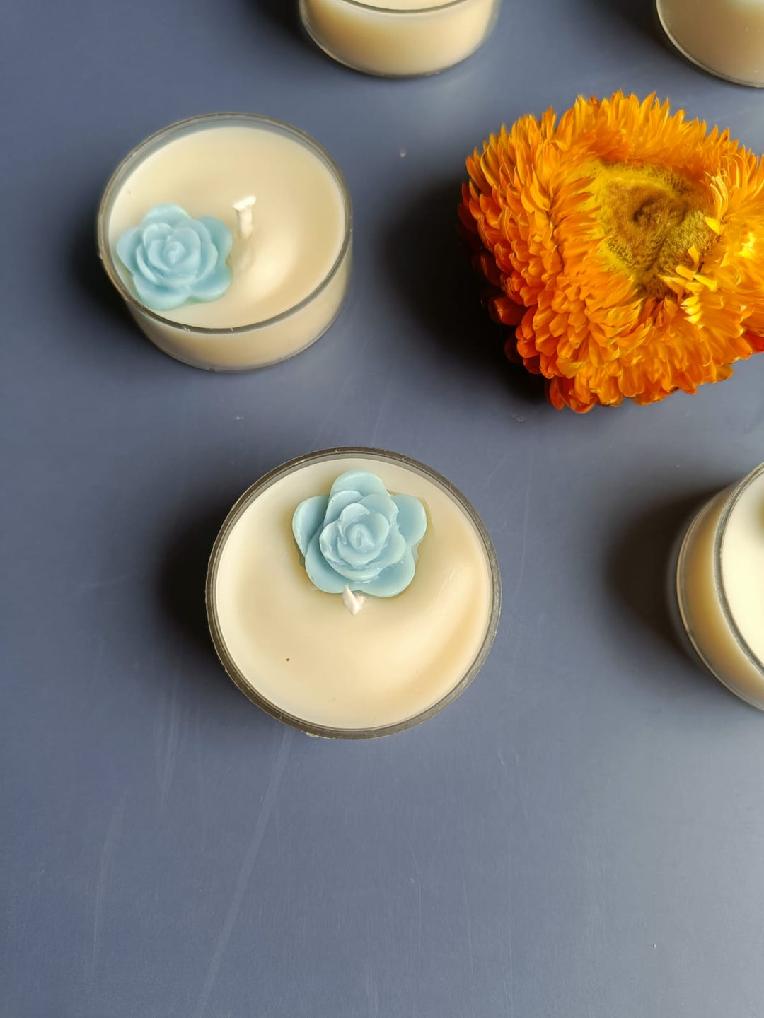 Rose Tealight Candle - Set of 6