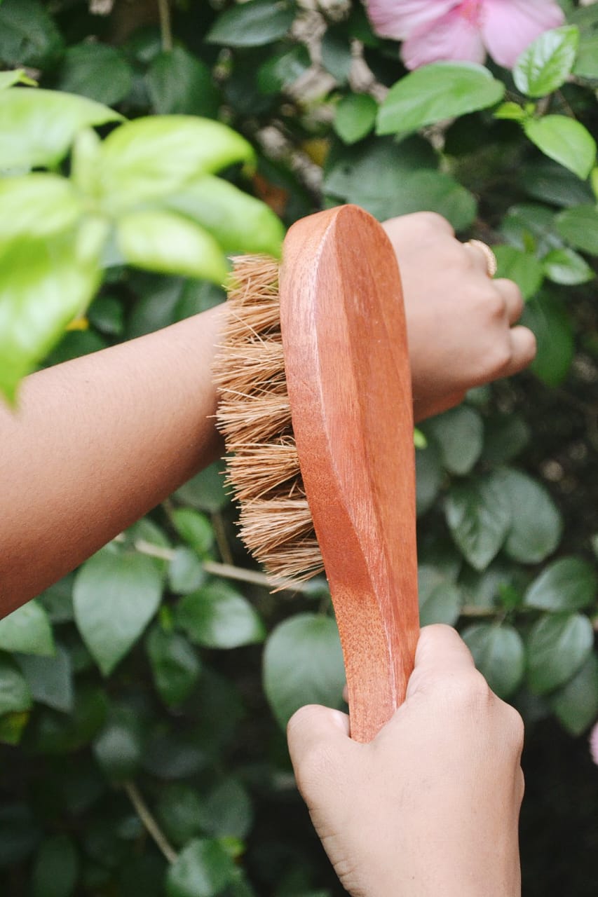 Almitra Sustainables Coconut Fiber - Dry Body Brush