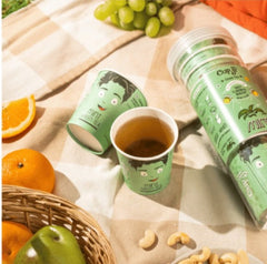 Cup-Ji Mint Green Tea 10 Cups Jar