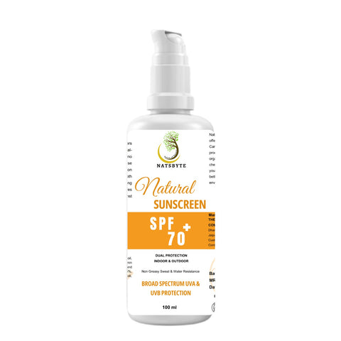 Natsbyte Natural Sunscreen | SPF 70 - 100 ml