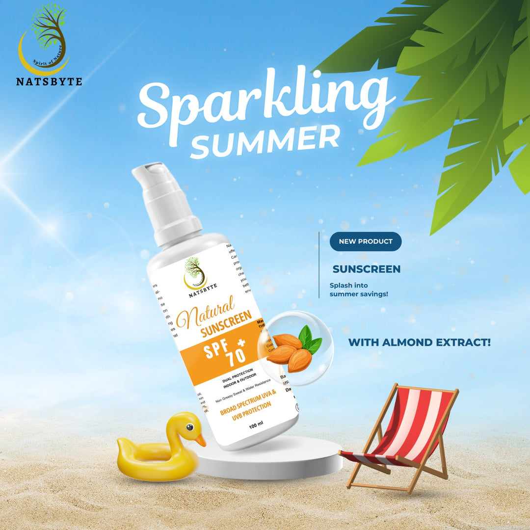 Natsbyte Natural Sunscreen | SPF 70 - 100 ml