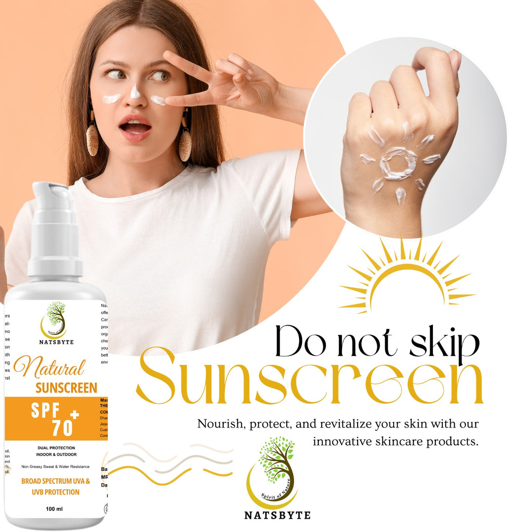 Natsbyte Natural Sunscreen | SPF 70 - 100 ml