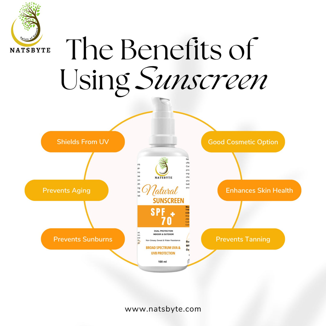 Natsbyte Natural Sunscreen | SPF 70 - 100 ml