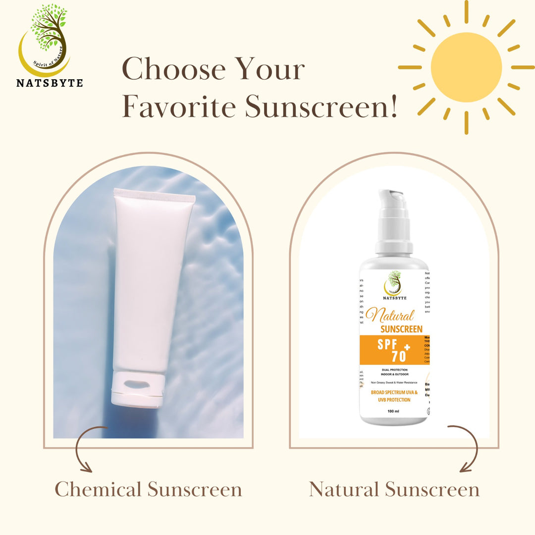 Natsbyte Natural Sunscreen | SPF 70 - 100 ml