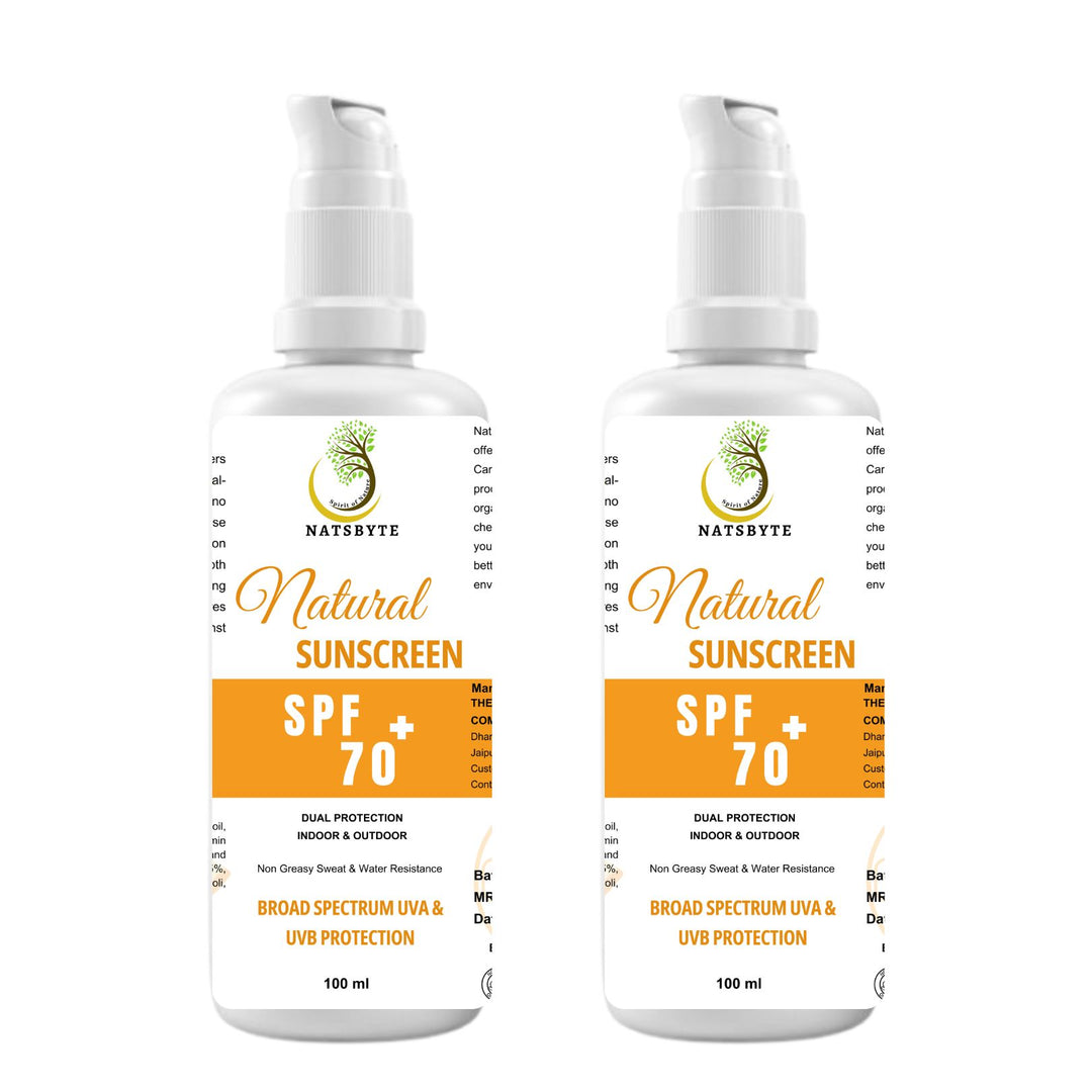 Natsbyte Natural Sunscreen | SPF 70 - 100 ml