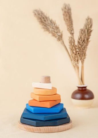 Little Lifters Montessori Geometric Shape Stacker