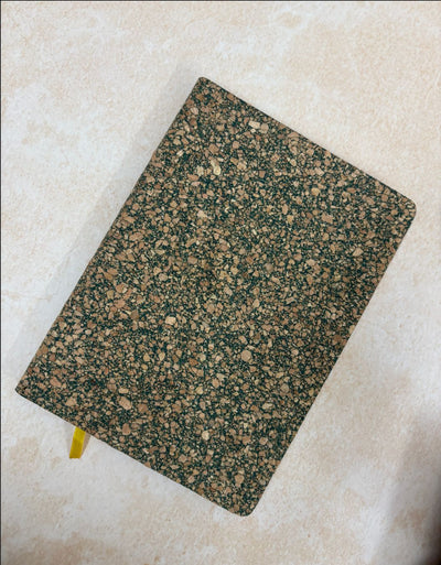 MiRa Gifting Solutions Cork Diary with Leaf Cork Coaster (Set of 4)