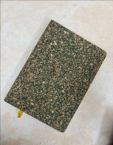 MiRa Gifting Solutions Green Cork Diary with Calendar and Planner