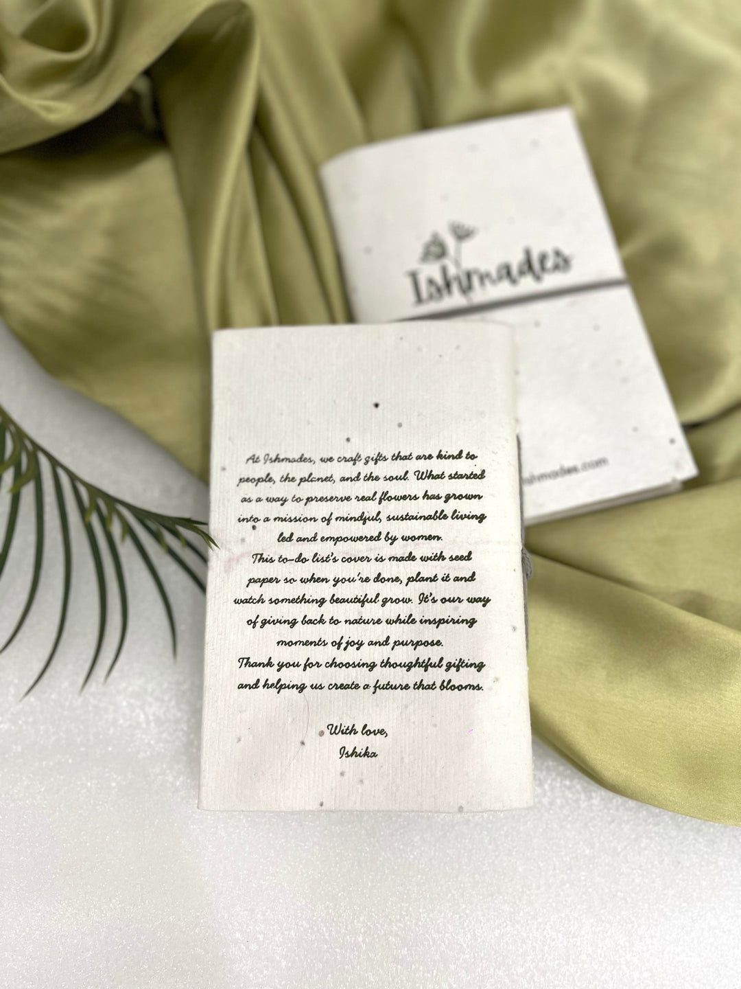 Ishmades Plantable A6 journal