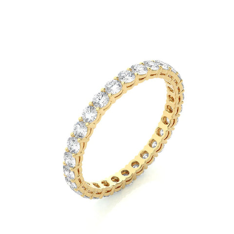 Diamond By Tilesh Diamond Eternity Band Ring – Classic Full Circle Design