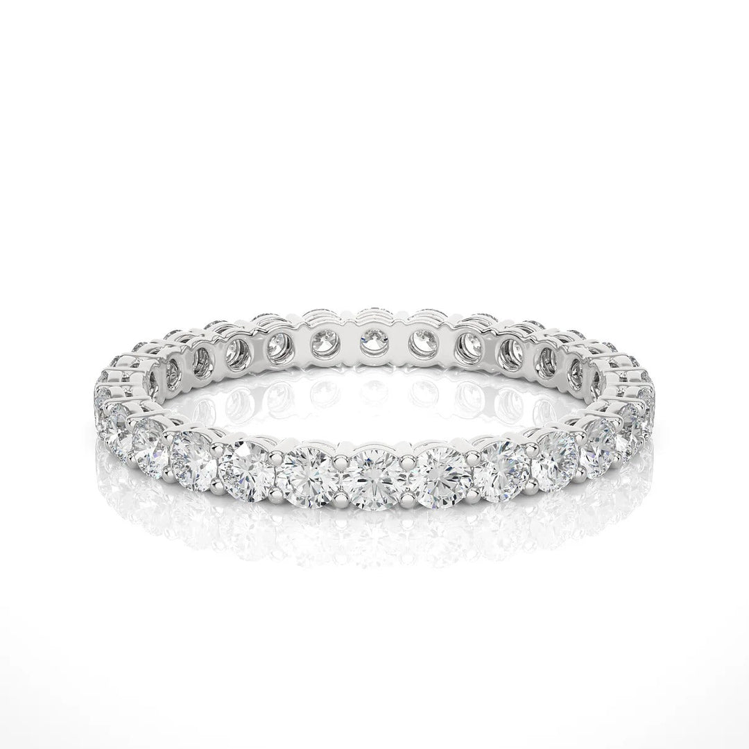 Diamond By Tilesh Diamond Eternity Band Ring – Classic Full Circle Design