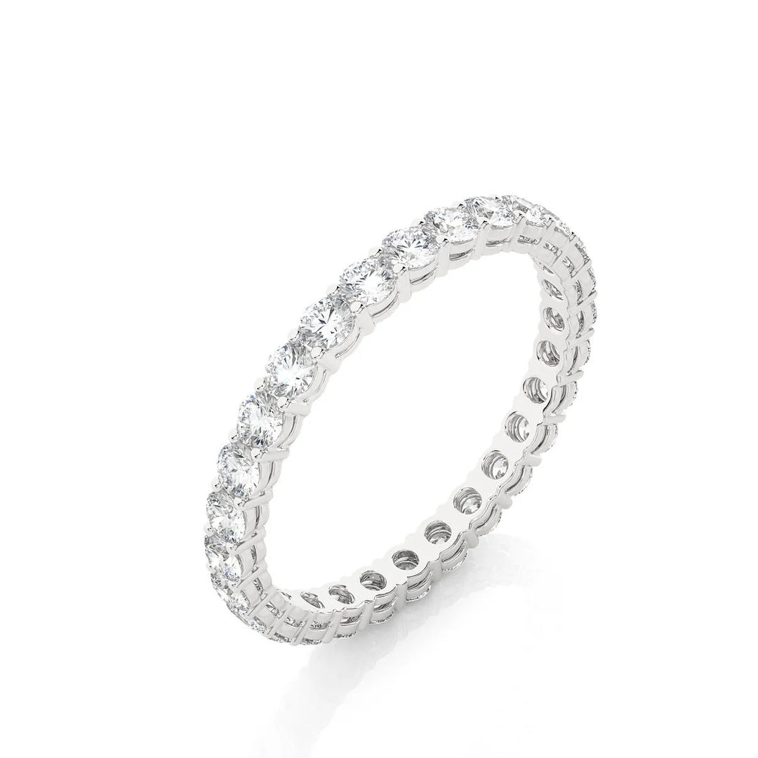 Diamond By Tilesh Diamond Eternity Band Ring – Classic Full Circle Design