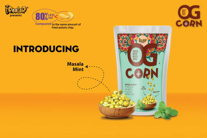 Pack of 3 - OG Corn Peri-Peri / Chilly Lime / Minty Masala - 120 grams