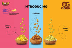 Freeter Pack of 6 - OG Corn Peri-Peri / Chilly Lime / Minty Masala - 240 grams