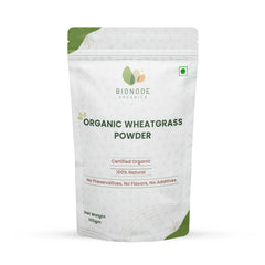 Bionode Organics Certified Organic Wheat Grass Powder - Pack of 2