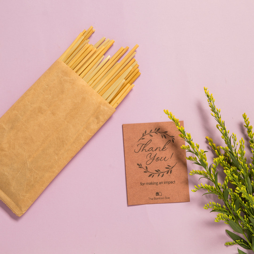 Wheat Stem Drinking Straws | 100 Natural Disposable Straw | Biodegradable Eco friendly Straws