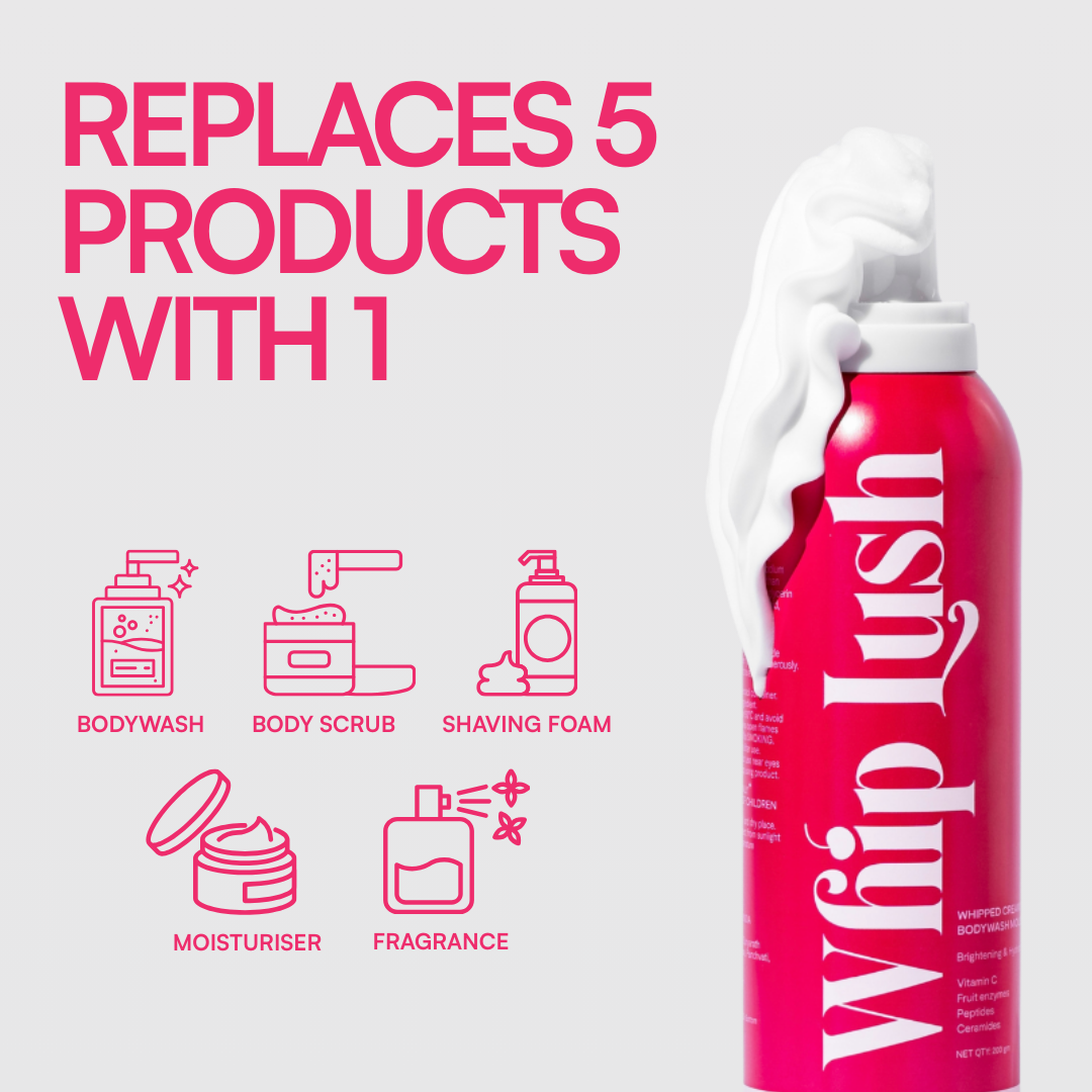 Whip Lush - Body Wash Mousse & Shaving Foam
