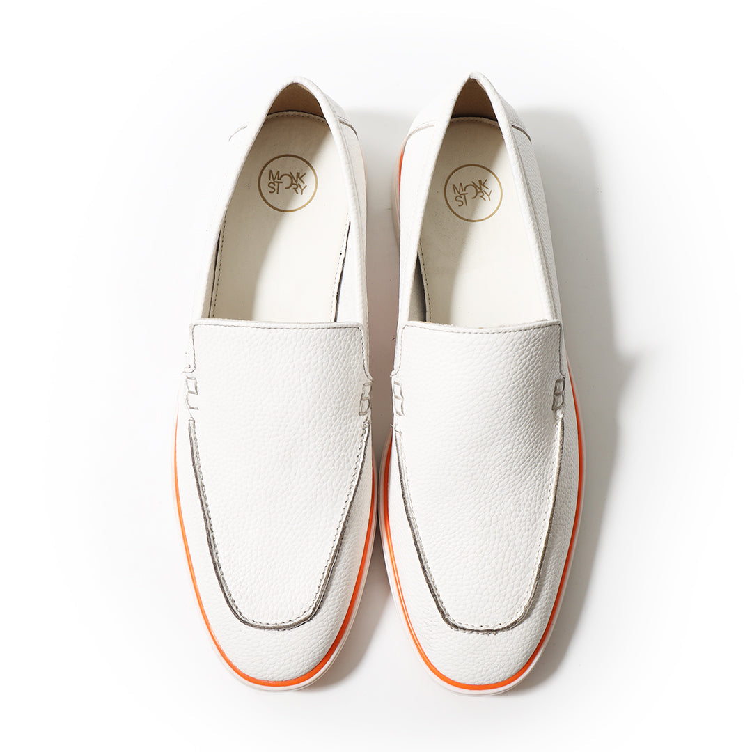 Monkstory Escape Walk Slip-On Loafers – White