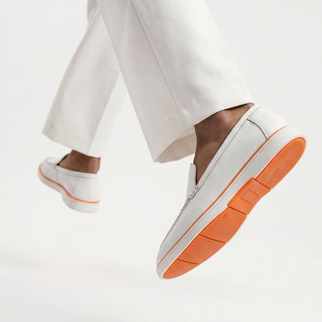 Monkstory Escape Walk Slip-On Loafers – White
